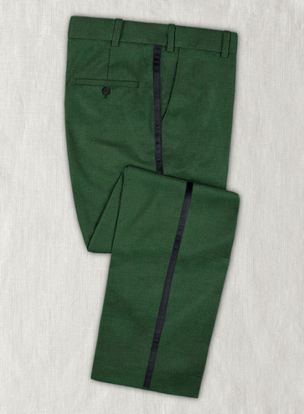 Napolean Yale Green Wool Tuxedo Suit