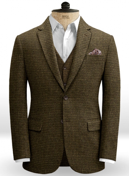 Houndstooth Melange Tweed Jacket