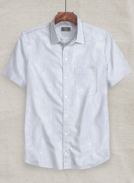 Italian Cotton Frosso Shirt - Half Sleeves