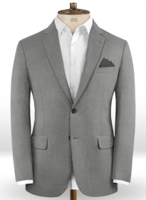 Worsted Mid Charcoal Wool Jacket