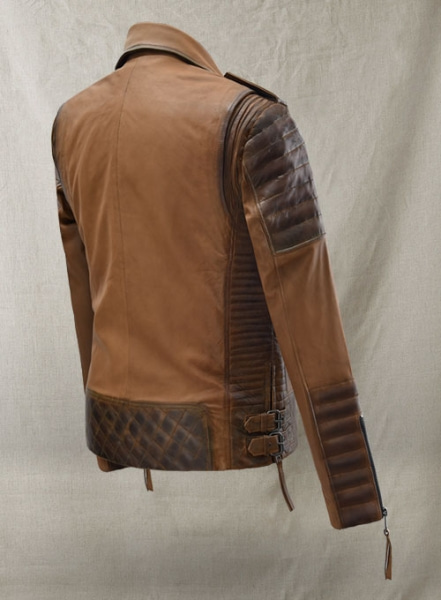 Charlotte Burnt Tan Leather Jacket