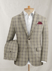 Italian Linen Squeri Checks Suit