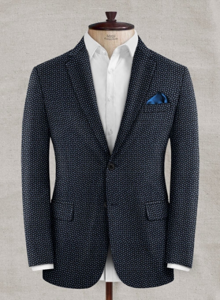 Reda Blue Quini Tweed Jacket