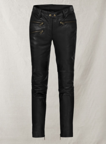 Leather Biker Jeans - Style #503