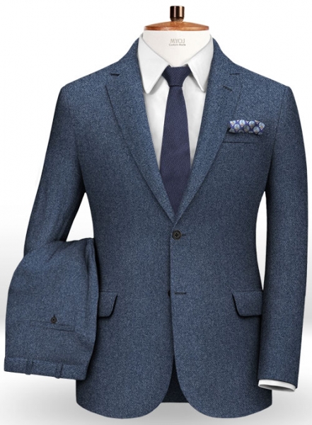 Vintage Reel Blue Tweed Suit