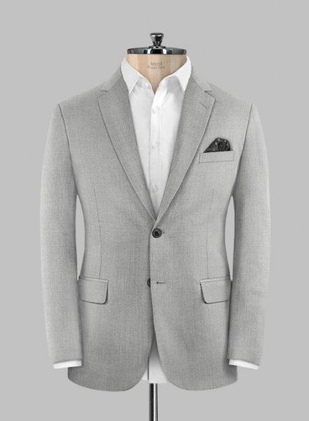 Napolean Ice Gray Wool Suit