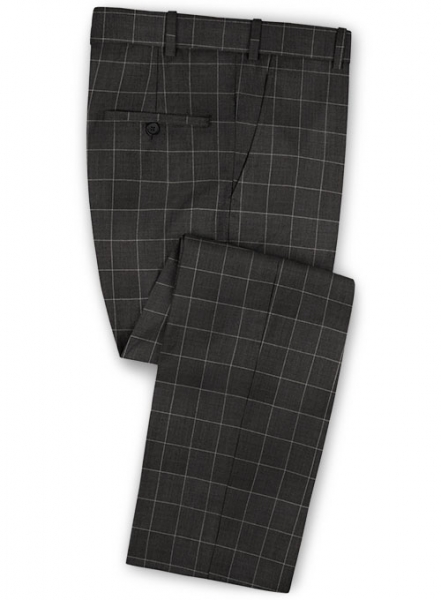 Napolean Criss Charcoal Wool Suit