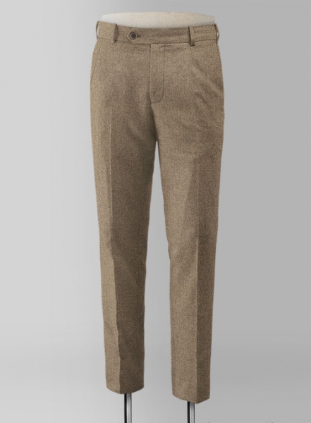 Light Weight Light Brown Tweed Pants