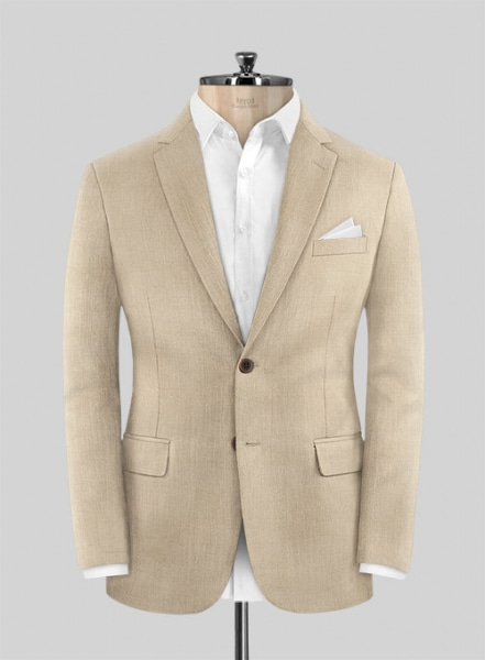 Scabal Beige Wool Jacket