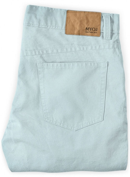 Stretch Summer Weight Spring Blue Chino Jeans