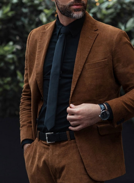 Spring Brown Corduroy Jacket