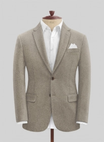 Light Weight Light Brown Tweed Jacket