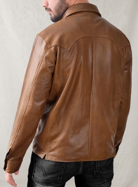 Light Weight Unlined Leather Shirt