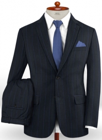 Napolean Rodrio Blue Wool Suit