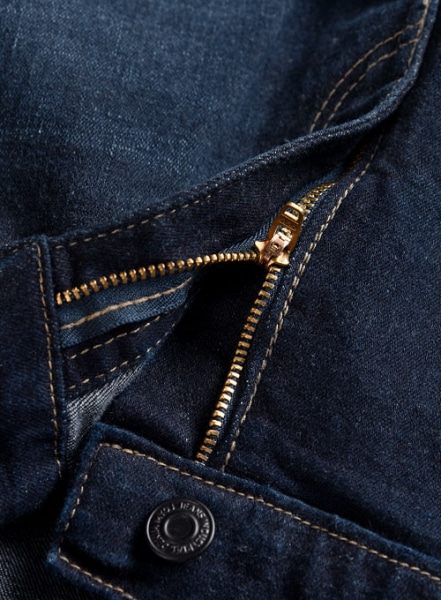 Marina Blue Stretch Hard Wash Whisker Jeans