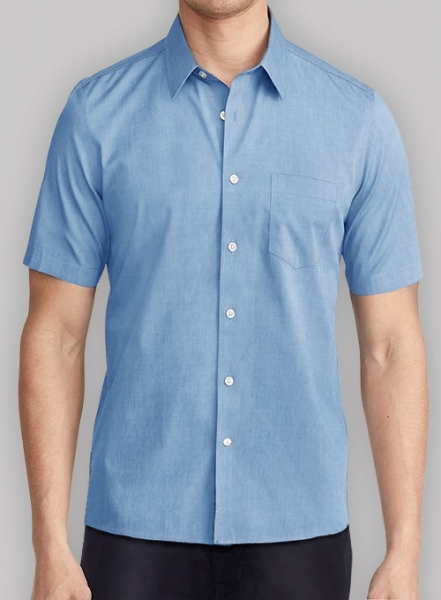 50's Cotton Dress Shirts - Half Sleeves