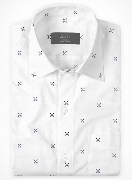 Cotton Stretch Arrow Shirt - Full Sleeves