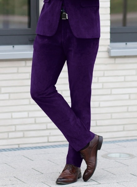 Purple Velvet Pants