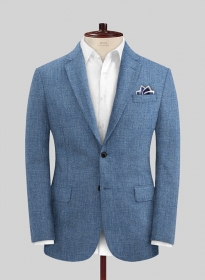 Solbiati Denim Light Blue Linen Jacket