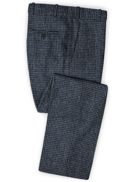 Houndstooth Blue Tweed Suit