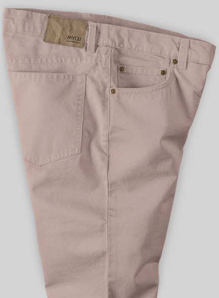 Light Mauve Stretch Chino Jeans