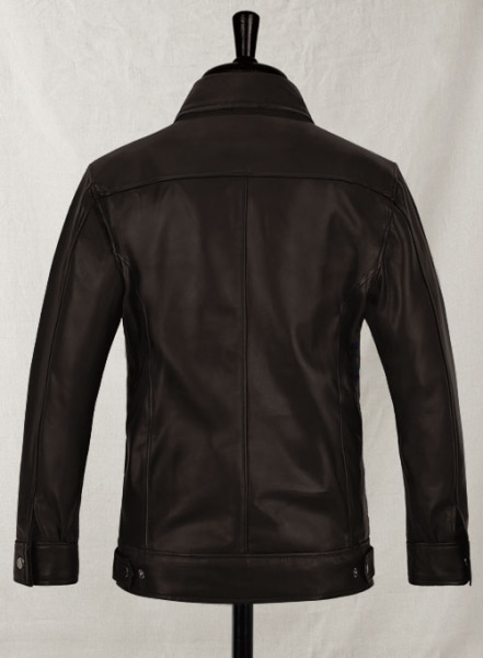 Soft Dark Brown Don Cheadle Traitor Leather Jacket