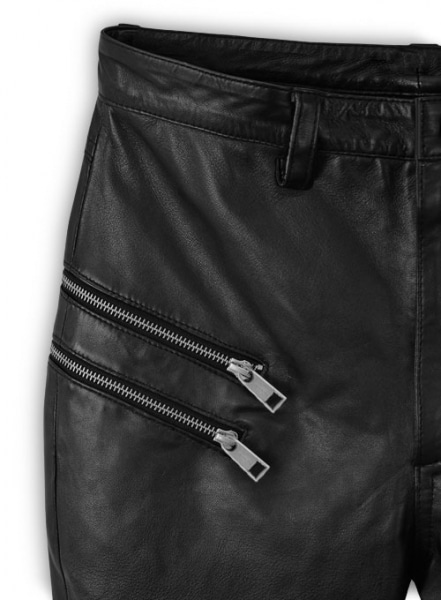 Leather Biker Trousers