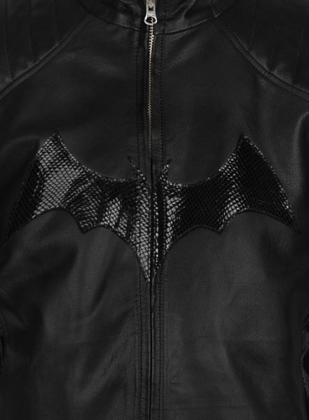 Thick Goat Black Batman Begins Christian Bale Leather Jacket