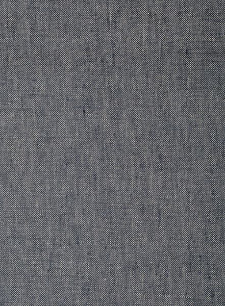 Italian Denim Blue Linen Jacket