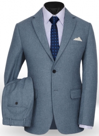 Light Weight Turkish Blue Tweed Suit - Special Offer