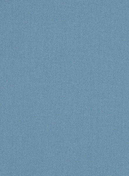 Azure Blue Stretch Poplene Shirt - Half Sleeves