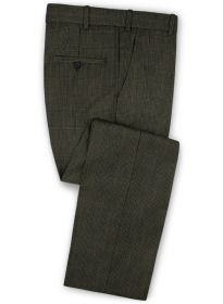 Napolean Tartan Green Wool Pants