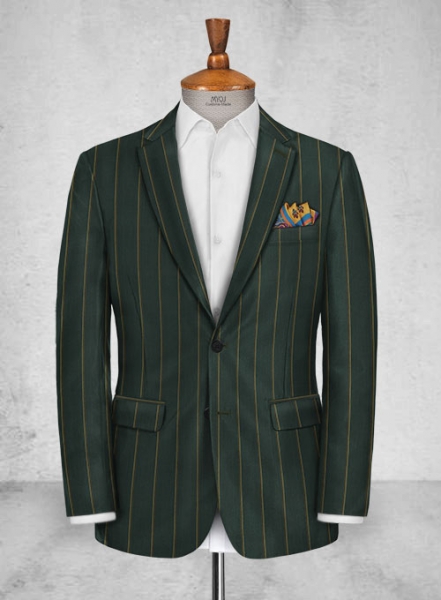 Thomson Green Stripe Wool Jacket