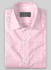 Dublin Pink Linen Shirt