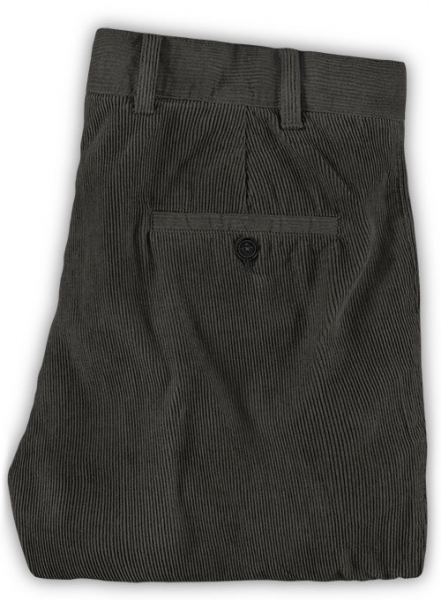 Dark Gray Corduroy Trousers