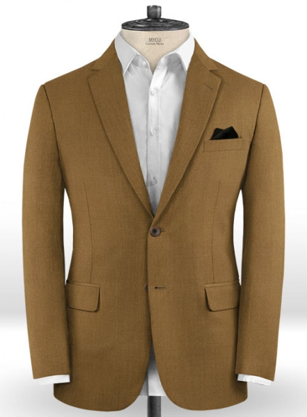 Scabal Sepia Brown Wool Suit