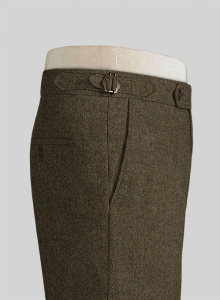 Light Weight Rust Brown Tweed Highland Trousers