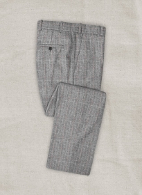 Italian Ippoli Gray Tweedd Pants
