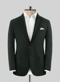 Stretch Green Wool Jacket