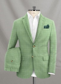 Italian Linen Anando Checks Suit