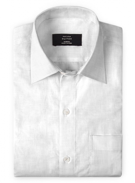 Prince White Cotton Shirt - Full Sleeves