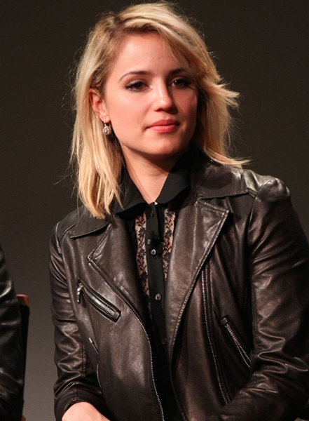 Dianna Agron Leather Jacket #2