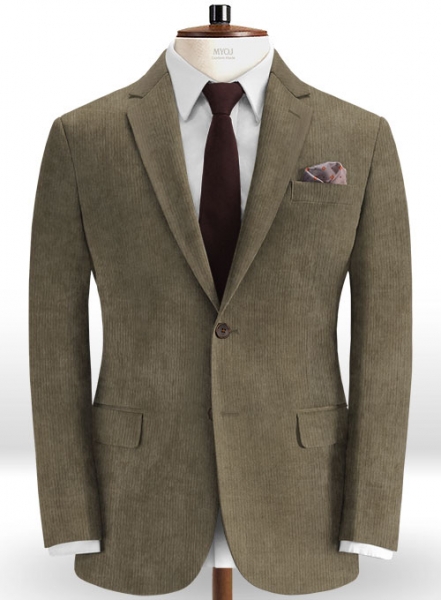 English Beige Corduroy Suit