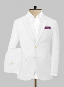 White Stretch Chino Suit