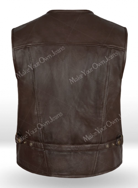 Chris Pratt Jurassic World Fallen Kingdom Leather Vest