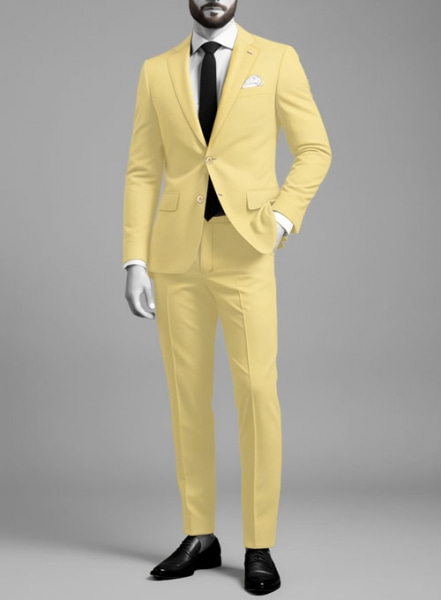 Napolean Yellow Wool Suit