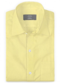 Italian Cotton Yellow Shirt
