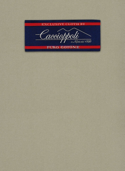 Caccioppoli Cotton Drill Ecru Beige Jacket