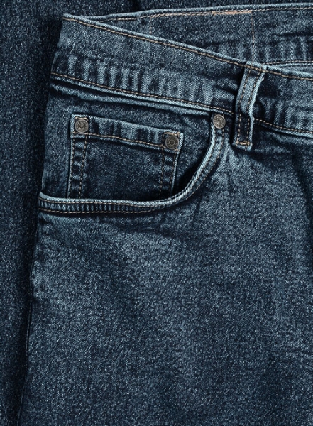 Super Stretch Classic Blue Jeans - Blast Wash