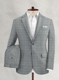 Italian Linen Chena Checks Suit